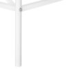 Accent Side Table, Narrow, Small, 2 Tier, Contemporary & Modern - White - Image 6