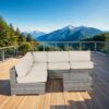 6 Piece Seating Group With Premium Cushions - Gray Mix - Image 3