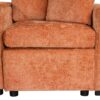 L Shaped Convertible Sofa Bed With Pull Out Bed, Cup Holders, And Storage - Orange - Image 26