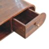 Circular TV Unit - Walnut - Image 5