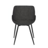 Fabrico - Mid-Century Modern Dining Chair (Set of 2) - Black / Charcoal - Image 5