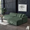 Mar - Sectional Sofa Right Facing - Green - Image 4