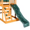 Outdoor Swing Set 3 In 1 With Slide, 2 Swings, And Climber - Green - Image 20