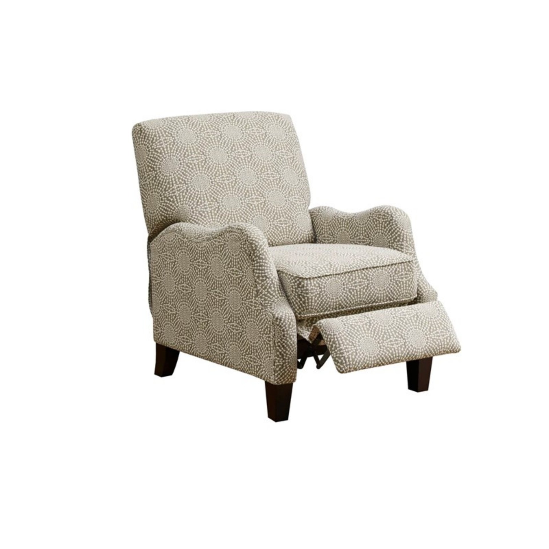 Hoffman - Push Back Recliner - Beige Multi - Image 9