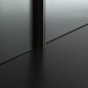 Modern Style Tall Steel Display Cabinet With Double Glass Doors, LED Lights, 3 Sided Glass For Collectibles - Black - Image 13