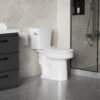 Gloss 2 Piece Toilet With 1.28 Gpf Tornado Flush, Rimless Bowl, Soft Closing Seat - Gloss White - Image 2