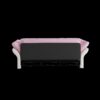 Queen Pull Out Sofa Bed, 3 In 1 Convertible Sleeper Tufted Sofa With 2 Soft Pillows - Pink - Image 13