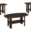 Table Set: Coffee, End, Side, Accent, Living Room, Transitional (Set of 3) - Espresso - Image 2
