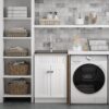 Beckham - Laundry Cabinet & Faucet And Stainless Steel Sink - White - Image 8