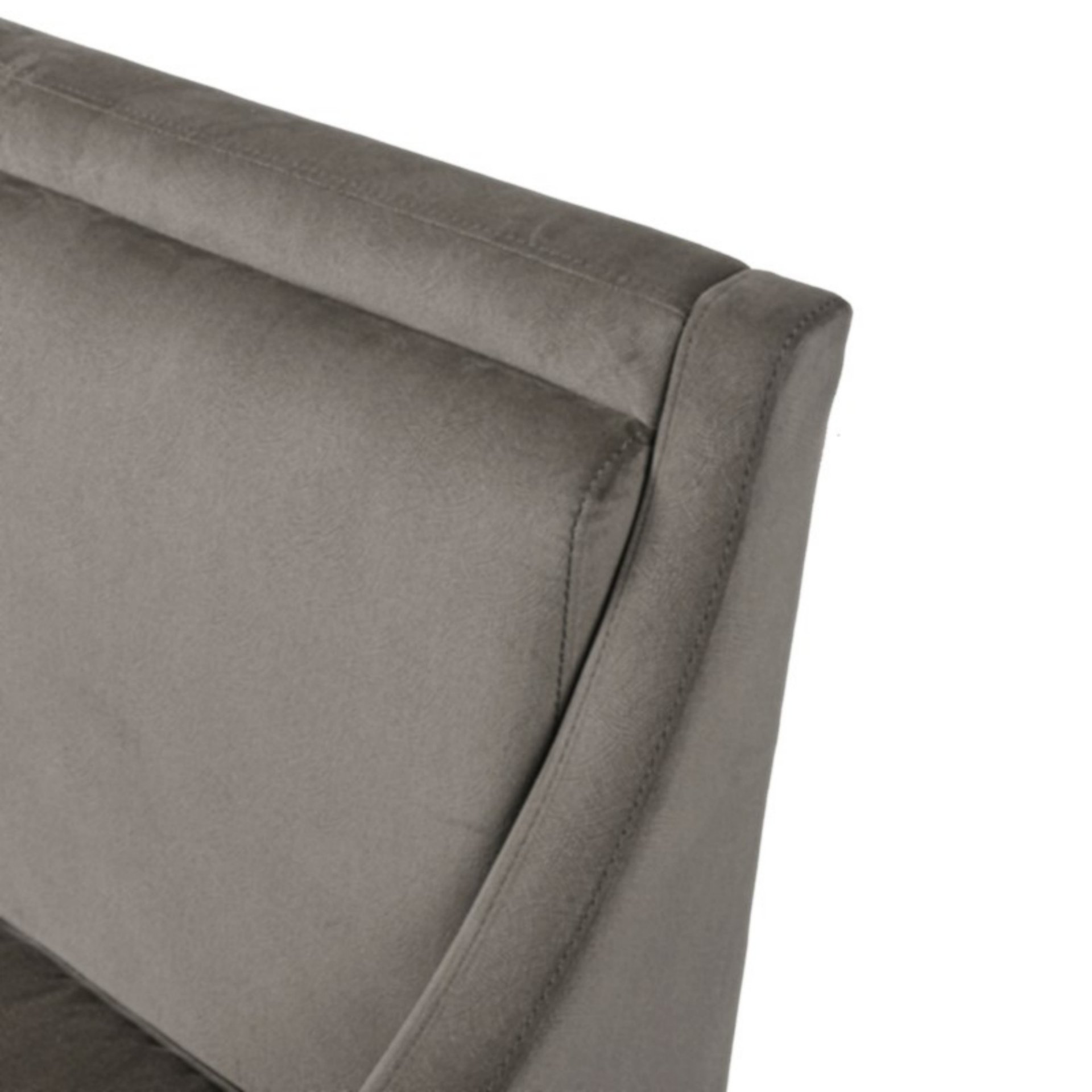 Anna - Accent Arm Chair With Pillow - Light Gray - Image 5