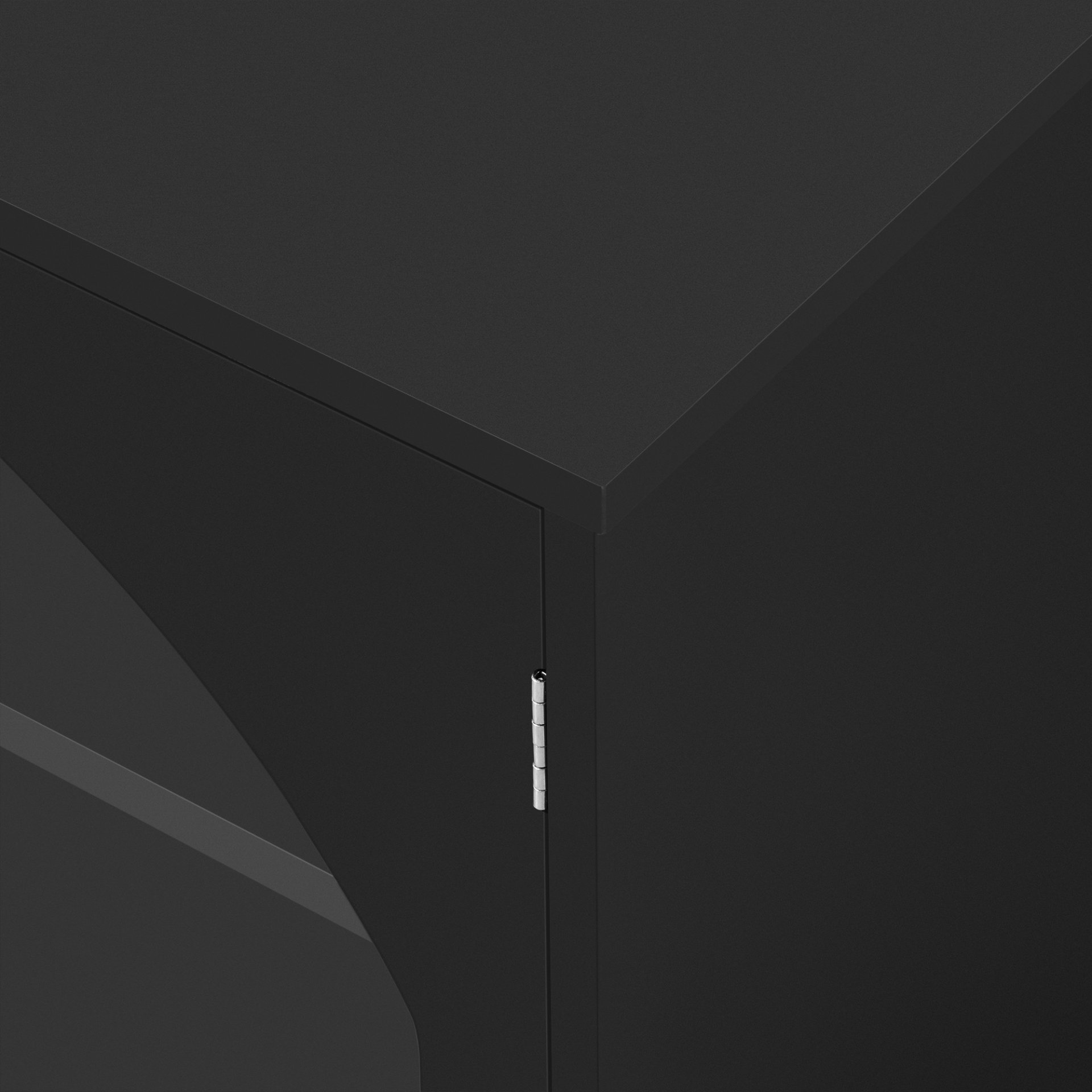 Modern Minimalist TV Stand For TVs Up To 75", Entertainment Center Media Console Cabinet With Adjustable Shelves - Black - Image 19