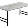 Table, Rectangular, Contemporary And Modern - Gray - Image 6