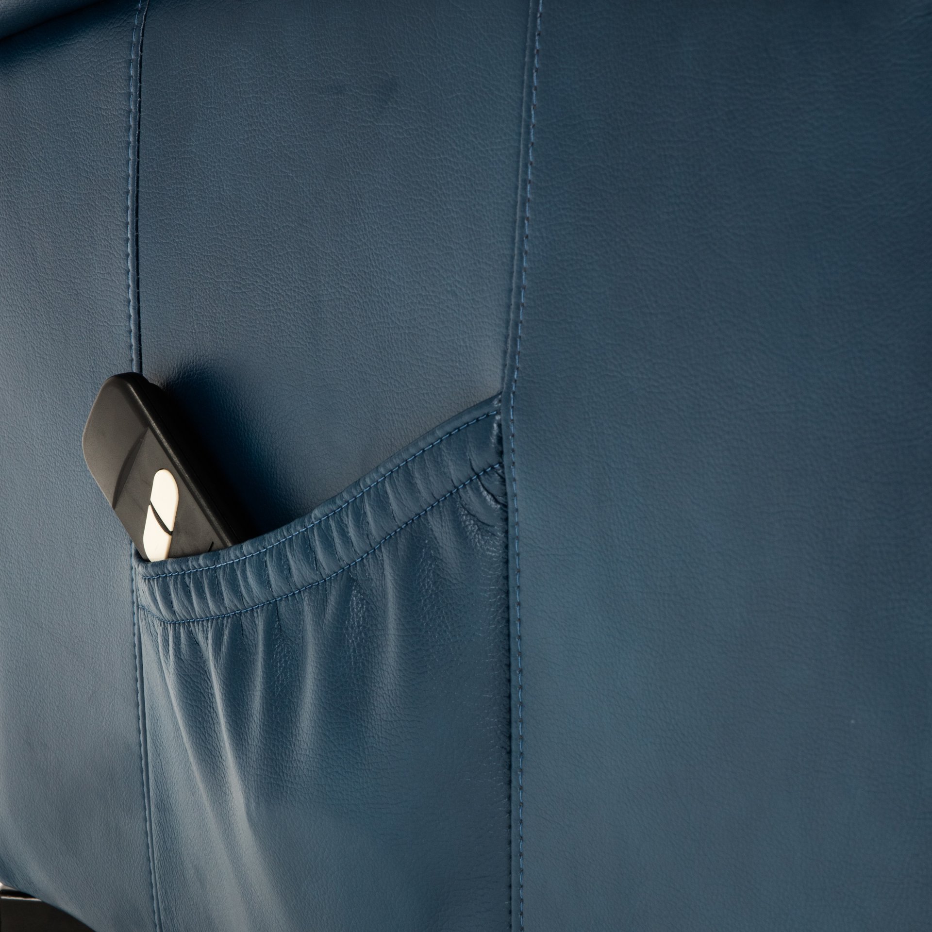 Landis - Lift Chair With All Electric Recline Functionality - Navy Blue - Image 14