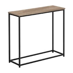 Accent Console Table For Entryway, Contemporary Convenient Design - Taupe