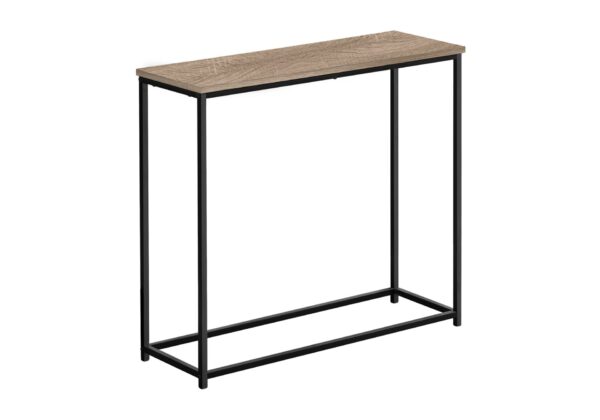 Accent Console Table For Entryway, Contemporary Convenient Design - Taupe