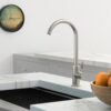 Kitchen Sink Faucet With Single Handle - Brushed Nickel - Image 4