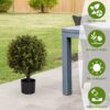 Artificial Ball Topiary Tree Decoration In Pot (Set of 2) - Green - Image 5