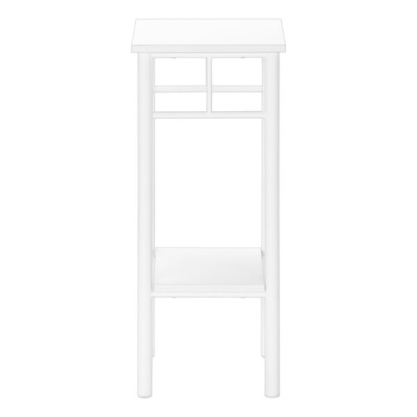 Accent Table, Square, Contemporary - White