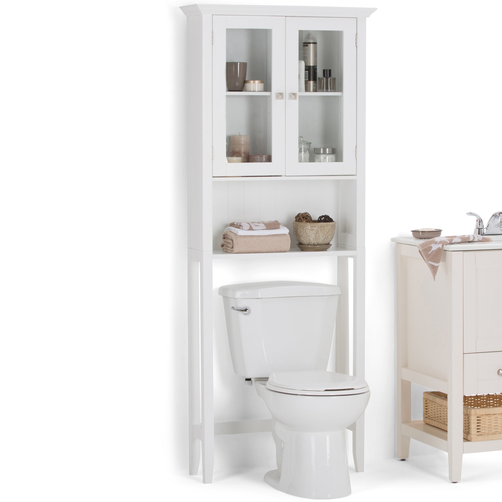 Acadian - Space Saver Cabinet - Pure White - Image 9