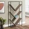 Bookshelf, Bookcase, Etagere, 3 Tier, Office, Contemporary & Modern - Taupe - Image 10