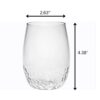 Tritan Hammer - Leadingware Plastic Wine Glasses (Set of 4), Unbreakable 15Oz - Clear - Image 3
