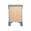 Louis Phillipe - 3 Drawer Nightstand - Teal - Image 2