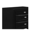 Lucille - Dresser With Spacious Drawers And Chambered Fronts - Black - Image 6