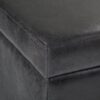 Avalon - Storage Ottoman Bench - Distressed Black - Image 6