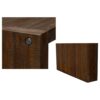 Modern Solid Wood Console Table - Distressed Brown - Image 6
