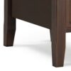 Acadian - Narrow Side Table With Drawer - Brown - Image 9