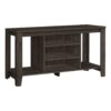 TV Stand, Console, Media Entertainment Center, Storage Shelves, Contemporary & Modern - Brown - Image 6