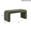 Stylish Waterfall Bench - Green - Image 3