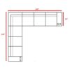 Outdoor Wicker Patio Sofa Quick Setup Pre Assembled Patio Furniture - Gray Mix - Image 3