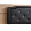 Deb - Full Bed Button Tufted - Black - Image 6