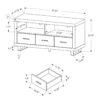 TV Stand Console Media Entertainment Center Storage Cabinet For Living Room - Taupe - Image 5