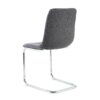 Modern Simple Light Luxury Dining Chair (Set of 4) - Dark Gray - Image 14