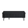 Lift Top Coffee Table With 2 Drawers, Multi Functional Adjustable Coffee Table With Hidden Storage Compartment For Living Room - Black - Image 16