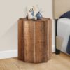 Drum Accent Side Table, Contemporary - Copper - Image 7