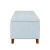 Shandra - Tufted Top Upholstered Storage Bench - Light Blue - Image 6