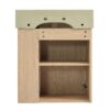 Floating Bathroom Vanity With Basin And Right Side Storage - Wood - Image 13