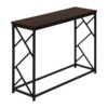 Accent Console Table For Entryway, Contemporary & Modern - Espresso - Image 12