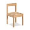 Della - 3 Piece Solid Wood Kids Table & Two Chair Set - Natural - Image 9
