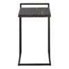 Accent Table, C - Shaped, Stylish Modern - Gray - Image 3