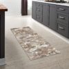 Sphinx - Indoor & Outdoor Washable Non - Slip Runner Rug - Cream / Brown - Image 4