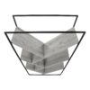 Bookshelf, Bookcase, Etagere, 3 Tier, Office, Contemporary & Modern - Gray - Image 5