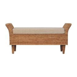 Riviera - Woven Bench - Oak