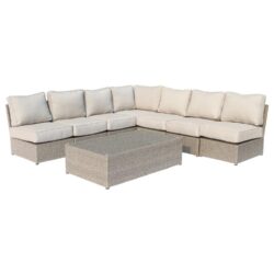 8 Piece Patio Set Cushions - Gray Mix