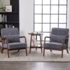 Accent Chair With Pillow - Antique Dark Gray - Image 12