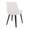 Marche - Contemporary Dining Chair (Set of 2) - White / Black - Image 4