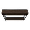 Accent Console Table For Entryway, Modern - Espresso - Image 5